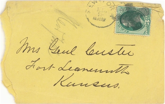 George Custer Signed & Addressed Envelope (Beckett)